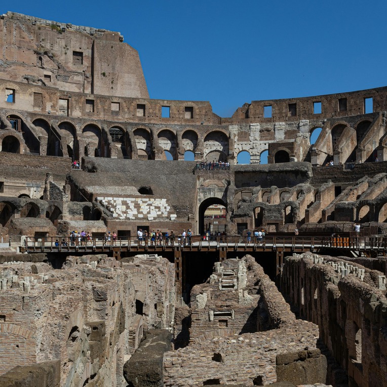 The Historic Facade of the Colosseum